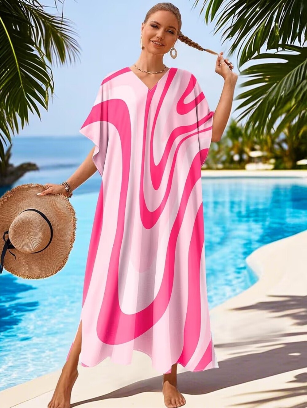 Kaftan Dress Cover Up One Size